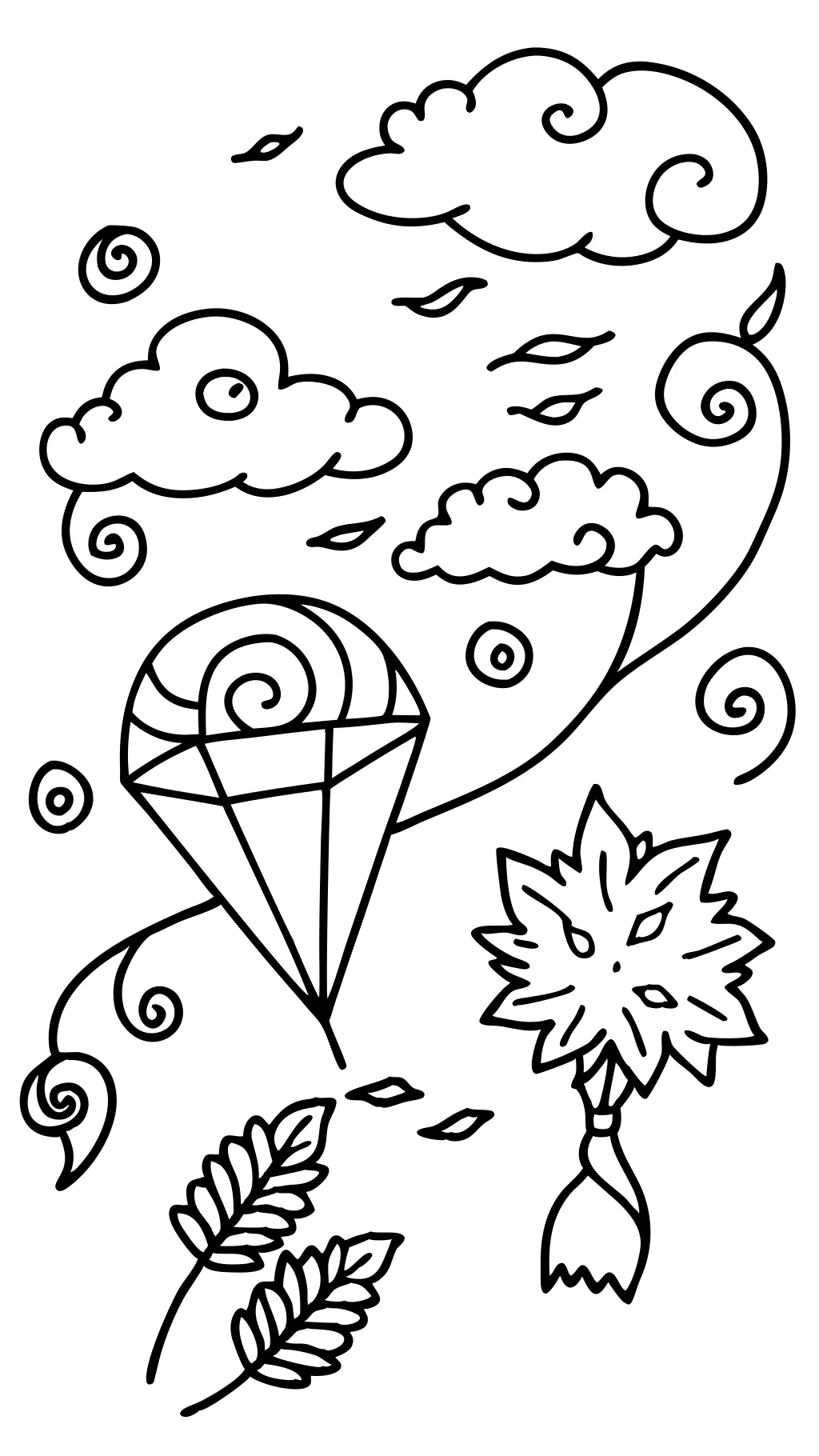 coloring pages of wind